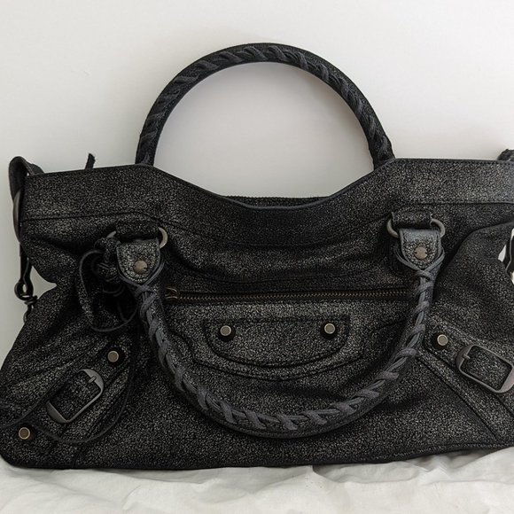 Limited Edition – Shimmery Black Balenciaga/Neiman Marcus 10th Anniversary bag - Picture 12 of 16